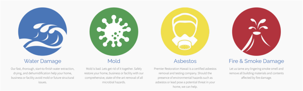 water damage, mold, asbestos, fire & smoke damage