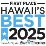 Hawaii's Best 2025 First Place Award by Star Advertiser.